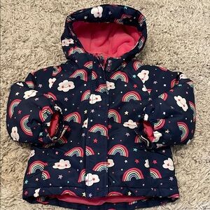 The Children's Place 3 in 1 Rainbow Print Jacket, Size 2T